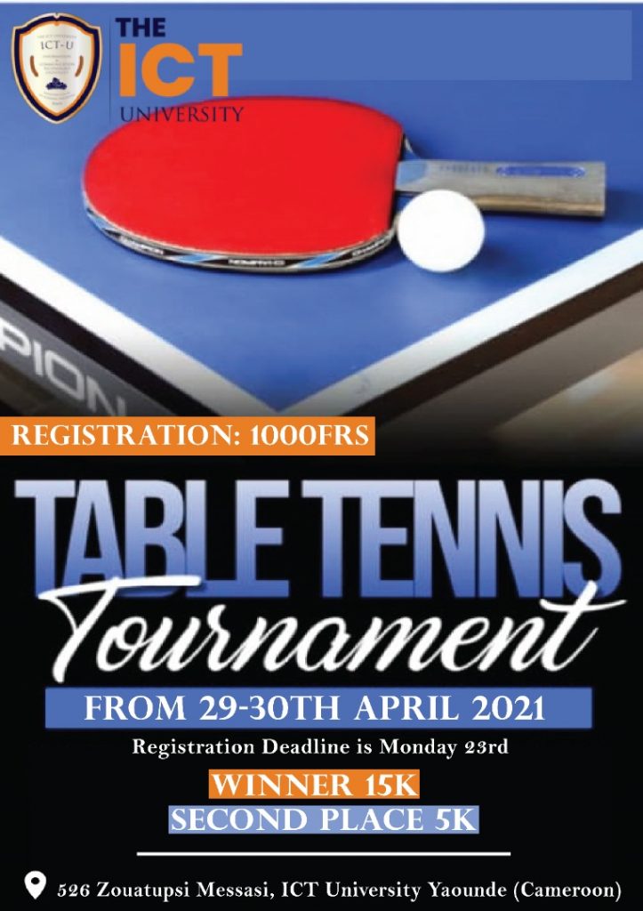 Table Tennis and Pool Tournament The ICT University
